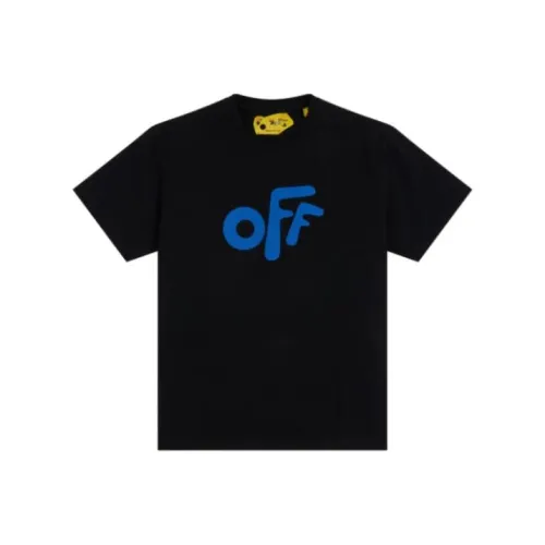 Off Белый черный Kids T-рубашки