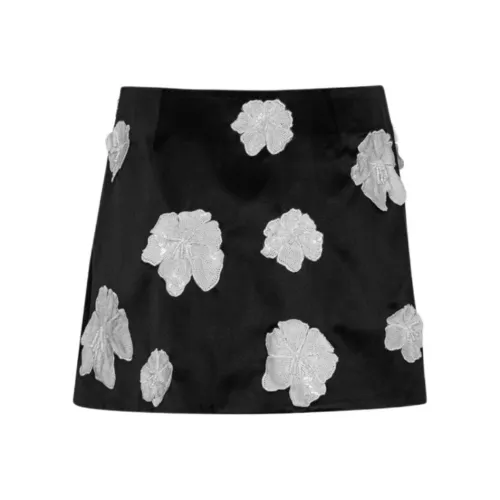 Rotate Повседневные короткие юбки Женские Черный