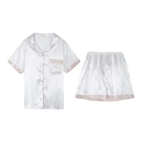 MEIJIAO Розово-белый Edge Женские Пижамные комплекты