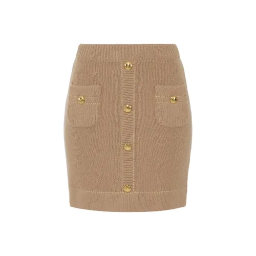 Elisabetta Franchi Повседневные короткие юбки Женские CAMEL