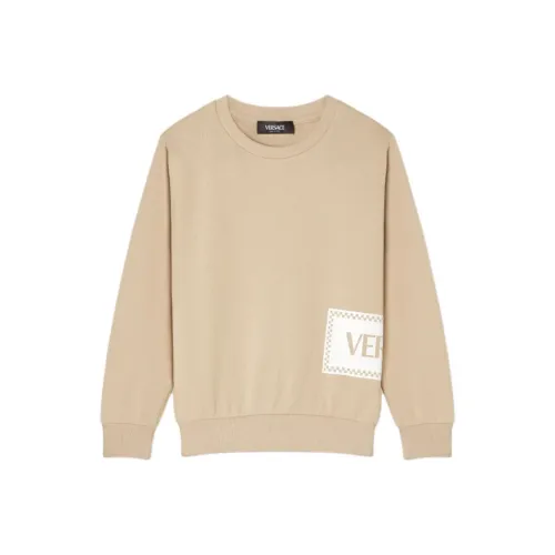 VERSACE Свитшот '90S VINTAGE Логотип Kids FW24 Бежевый Детский