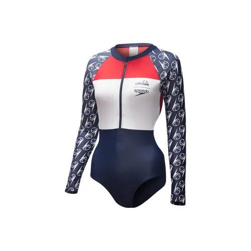 Speedo Красный, белый, синий, многоцветный Женские ван-пис купальники