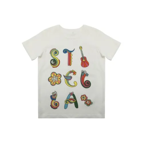 STELLA MCCARTNEY Бежевые Детские Рубашки T