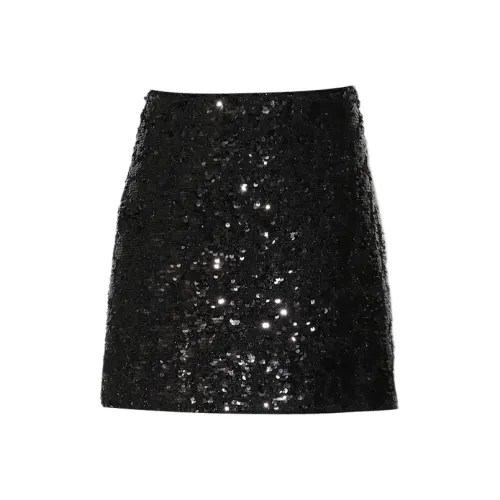 DPLAY Повседневные короткие юбки Женские Классический черный