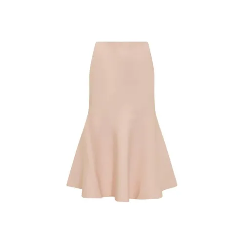 VICTORIA BECKHAM Повседневный Длинный Юбка Женские Розовый