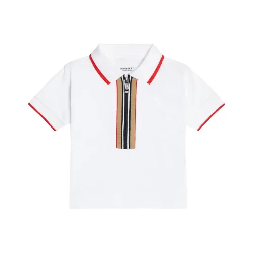 Burberry Белые Детские Рубашки