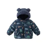 Животные с принтом [90% белый утиный пух / Тройная защита ткань]