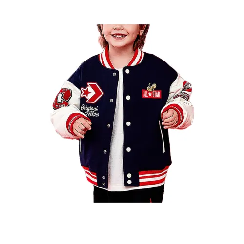 Конверс x GLADEE Хлопковый пуховик All Star Темно-синий Children Возраст 3-7 лет