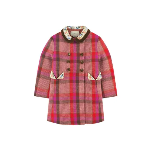 Gucci Red Kids Шерстяное пальто