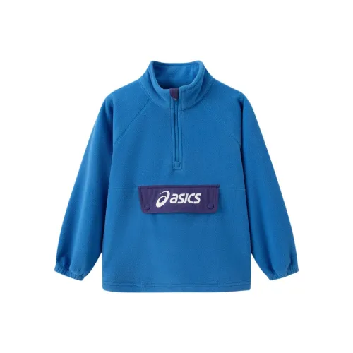 Asics Свитшот Синий Подростки
