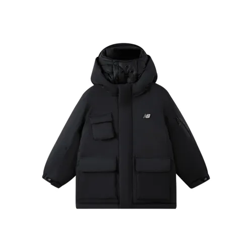 New Balance совместный бренд Пуховик Черный для детей 3-7 лет