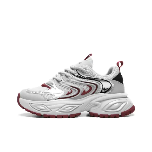 Meixi Устойчивые к истиранию визуально увеличивающие рост низкие топовые кроссовки с толстой подошвой для мужчин