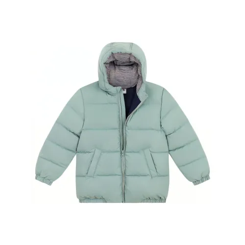 PETIT BATEAU Куртки и пальто зеленые детские