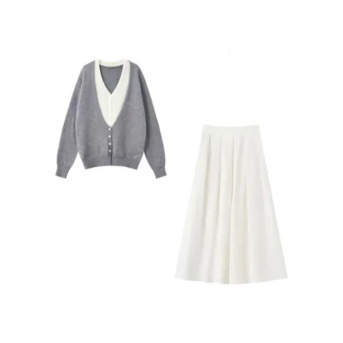 RTNH Комплект с юбкой Женские Серый Белый