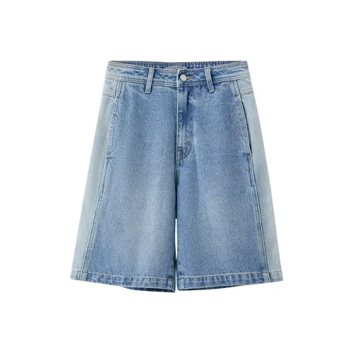 AMII Джинсовые шорты Женские Джинсовый синий
