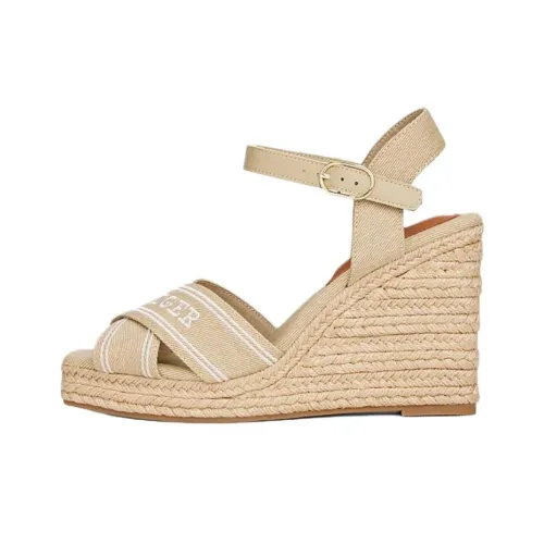 Tommy Hilfiger Wedge One Strap Sandals 10 см Женские Бежевые