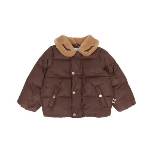 Mini Rodini Куртки и Пальто Коричневый Детский