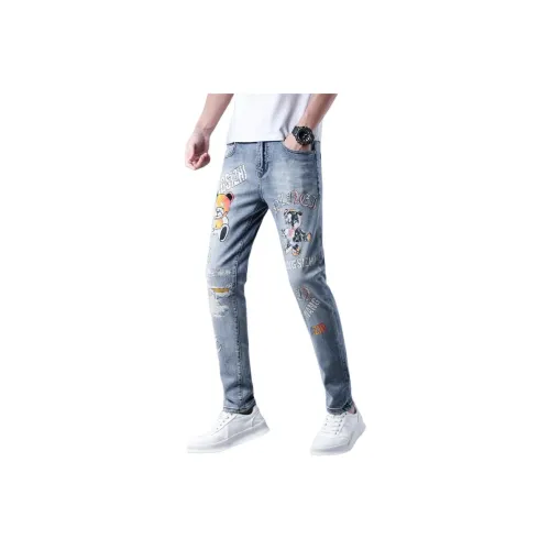 PRPK Синие Унисекс Джинсы