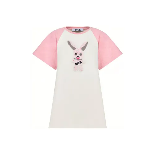 DIOR Слоновая кость Kids Платья