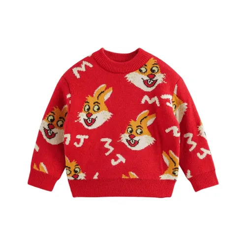 MARC&JANIE Красный Full Низ Кролик Kids Свитеры