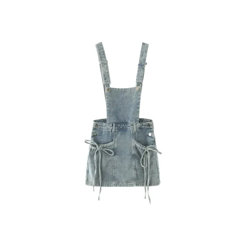 Miss Chipmunk Джинсовые шорты Женские Blue