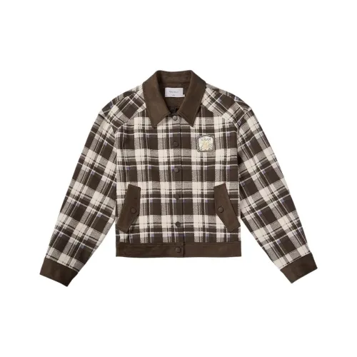 XIRAN Молочный кофейный сетчатый женский куртка