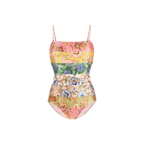 Zimmermann SS24 One-piece Swimsuit Women's Multicolor Zimmermann SS24 Одиночный купальник женский многоцветный