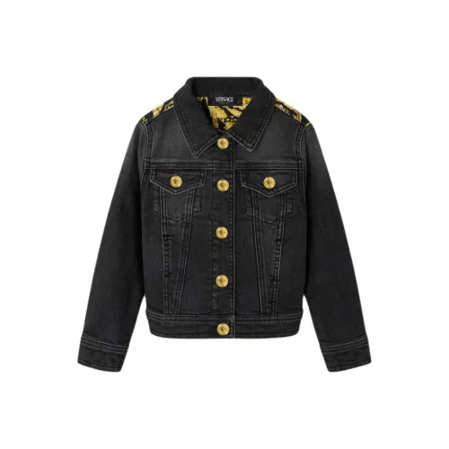 VERSACE Куртки Пальто Barocco FW24 Черный Детский
