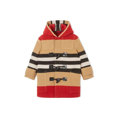 Burberry FW22 MID Длина Нейлон Пальто Весна-осень Детский Коричневый