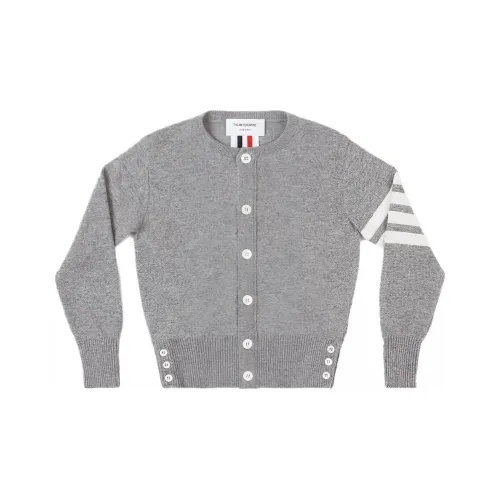 THOM BROWNE Светло-серый Kids Свитеры