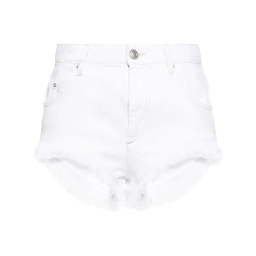 ISABEL MARANT Белые Женские Джинсовые Шорты