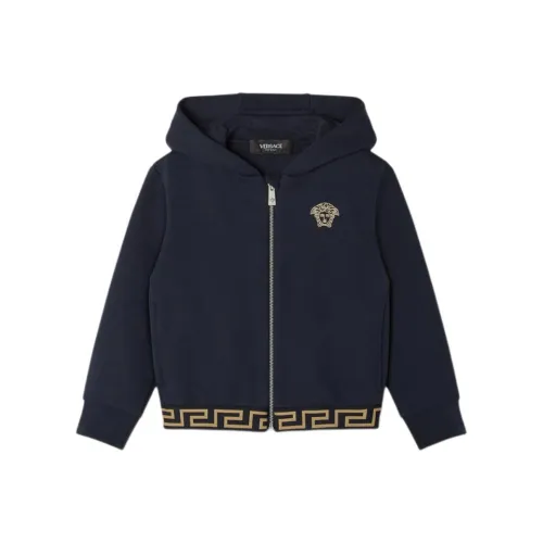 FANSIZHE Толстовка Greca Коллекция FW24 Морской синий Для детей 3-7 лет