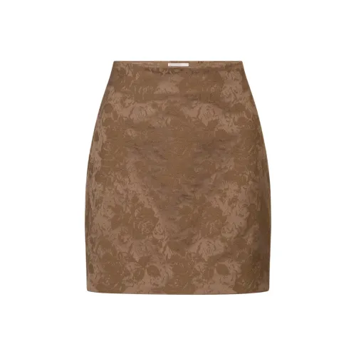 Rouje FW24 Tilly Юбка Повседневная Короткая Юбка Женская Бронзовая