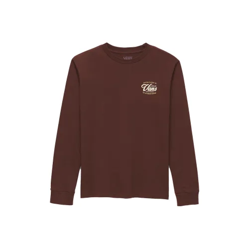 Vans Детская одежда Custom Classic T-рубашка T-рубашка Детский Горький Шоколад