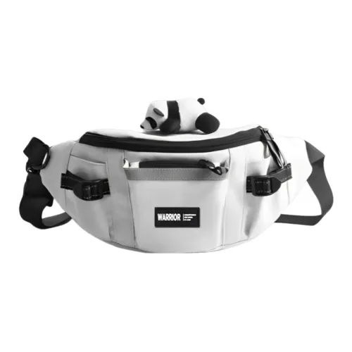 Warrior Нейлон Через плечо Одно плечо Сумка через плечо Унисекс Черный Белый