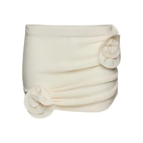 MAGDA BUTRYM Повседневные короткие юбки Женские Бежевый