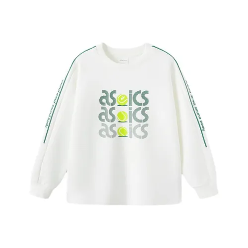 Asics Толстовка Натуральный Белый Дети Возраст 3-7 Лет