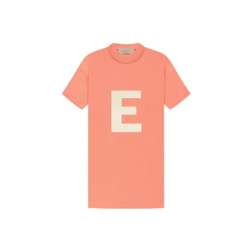 Fear Of God Essentials Платье Кораллово-красное Детское