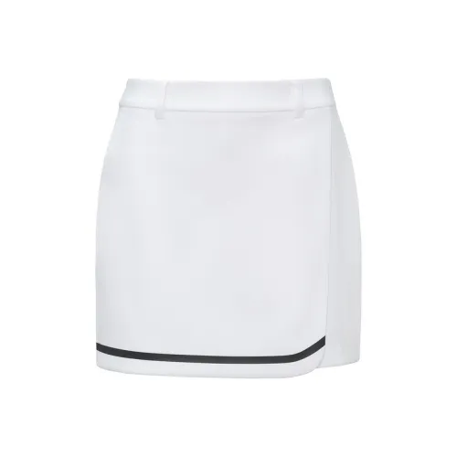 LI NING 1990 GOLF серия Повседневная короткая юбка Женская Стандартная Белая