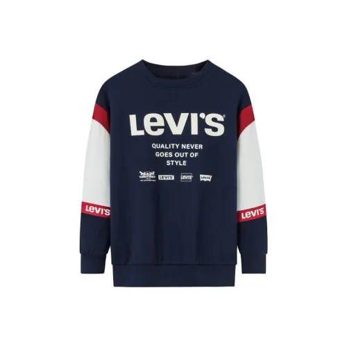 Levi's Толстовка Темно-Королевский Синий Детский