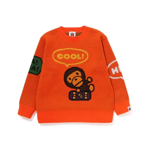 A BATHING APE BAPE совместный бренд Свитер Детский