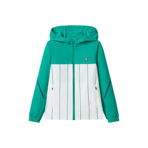 FILA KIDS Куртки и пальто Длинный хвост Попугай зеленый Подростки