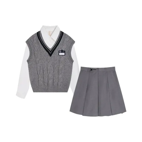 Ice Cream And Whale УНИФОРМ Женский Серый