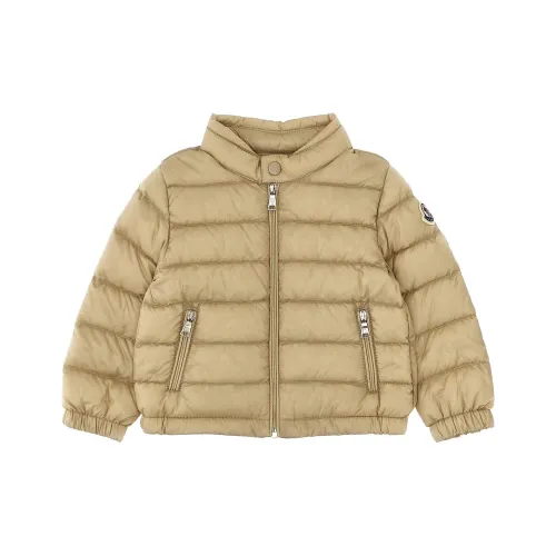 Moncler Куртки и Пальто Бежевый для Младенцев и Детей дошкольного возраста