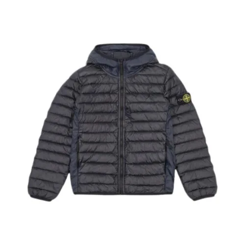 STONE ISLAND Морской синий Kids Утеплённые куртки