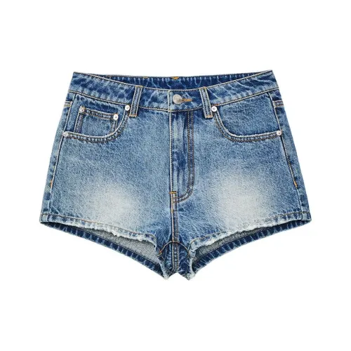 Ed Hardy Джинсовые шорты Женские Индиго