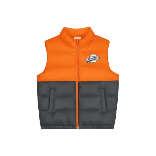 Skechers Kids Пуховый жилет Пламя Оранжевый Подростки