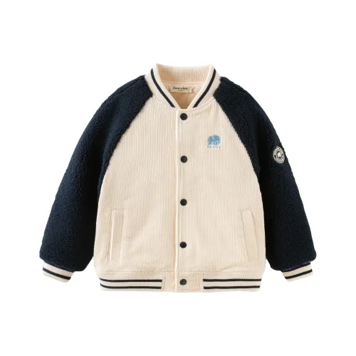 DAVE BELLA Хлопковый пуховик Ecru для детей