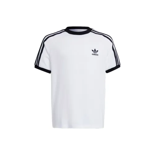 Adidas Originals ADICOLOR 3 Полосы T-рубашка Белый