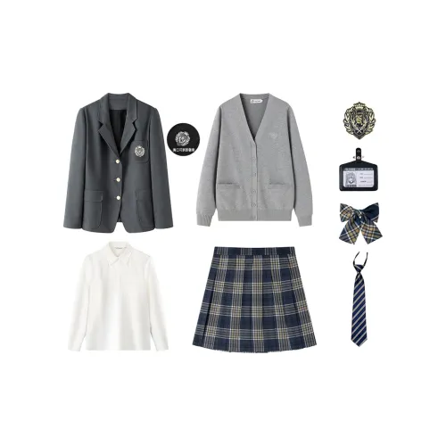 Tokyo Season Teng River Средне-серый+Серый River Светло-серый+Berlin Весна+White Peach Soda+Маленький Items Женские Униформа